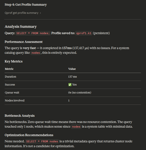 MCP Server analysis summary